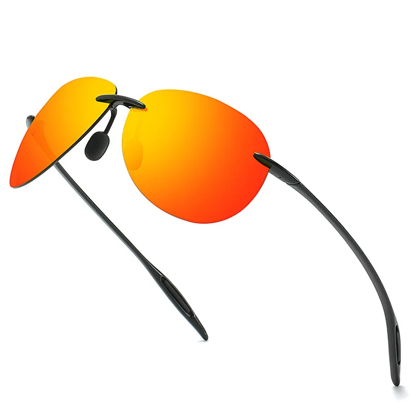 Men's Color-film Polarized Pilot Sunglasses Drive Fishing Outdoor High-end Sun Glasses Designer Carefully Designed Sun Glasses