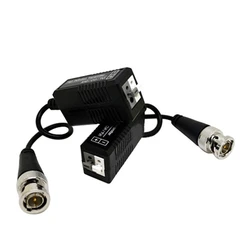 Balun vidéo émetteur/récepteur passif, 20 paires, 1 canal, 300 mètres, pour caméras HD AHD, CVI, TVI 