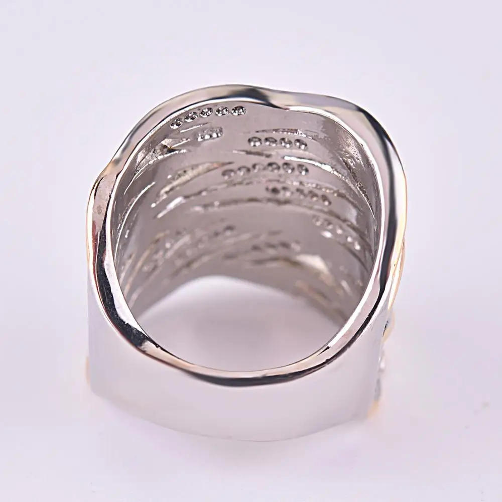Винтаж женское кольцо 925 безукоризненные Серебрянные Серьги AAAAA cz Кольцо для помолвки кольца для Для женщин свадебные палец вечерние, ювелирное изделие, подарок