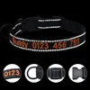 Embroidered Personalized Dog Collar Reflective Adjustable Nylon Pet Puppy Name ► Photo 3/6