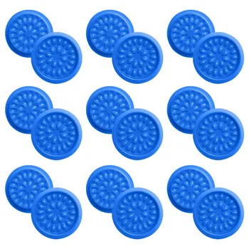 

100pcs False Eyelash Glue Tray PVC Gasket Flower Shape Glue Tray Make up Tool