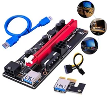 Câble d'alimentation USB 3.0 PCI E Riser VER 009S Express, 1x4x8x16x, adaptateur de câble SATA 15 broches à 6 broches, dernier modèle VER009