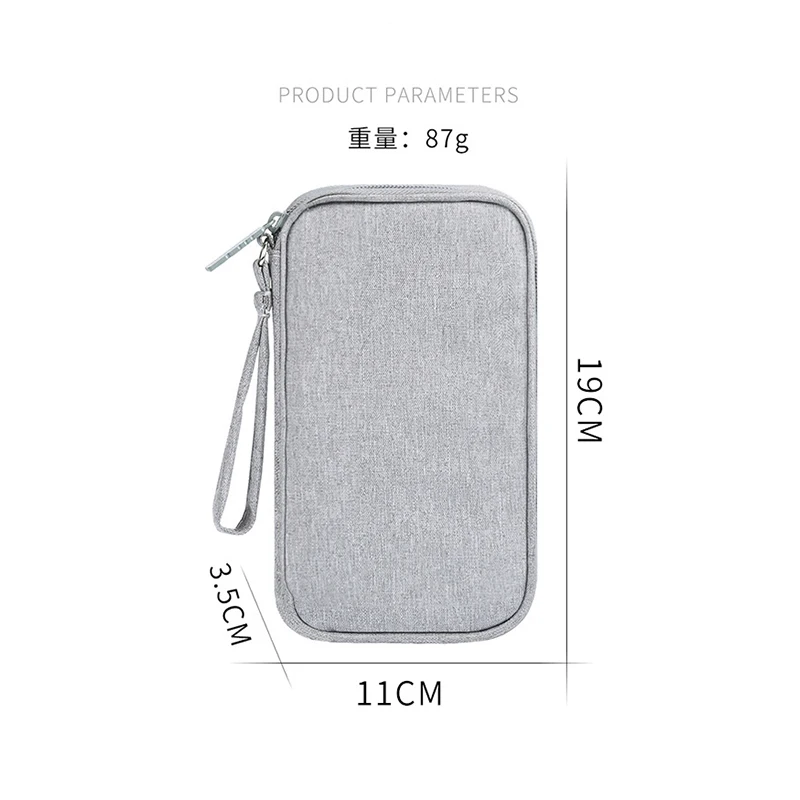 

Portable Power Source Storage Bag Digital Cable,Data Line Storage Bags Earphone Pouch Outdoor Travel Organizer