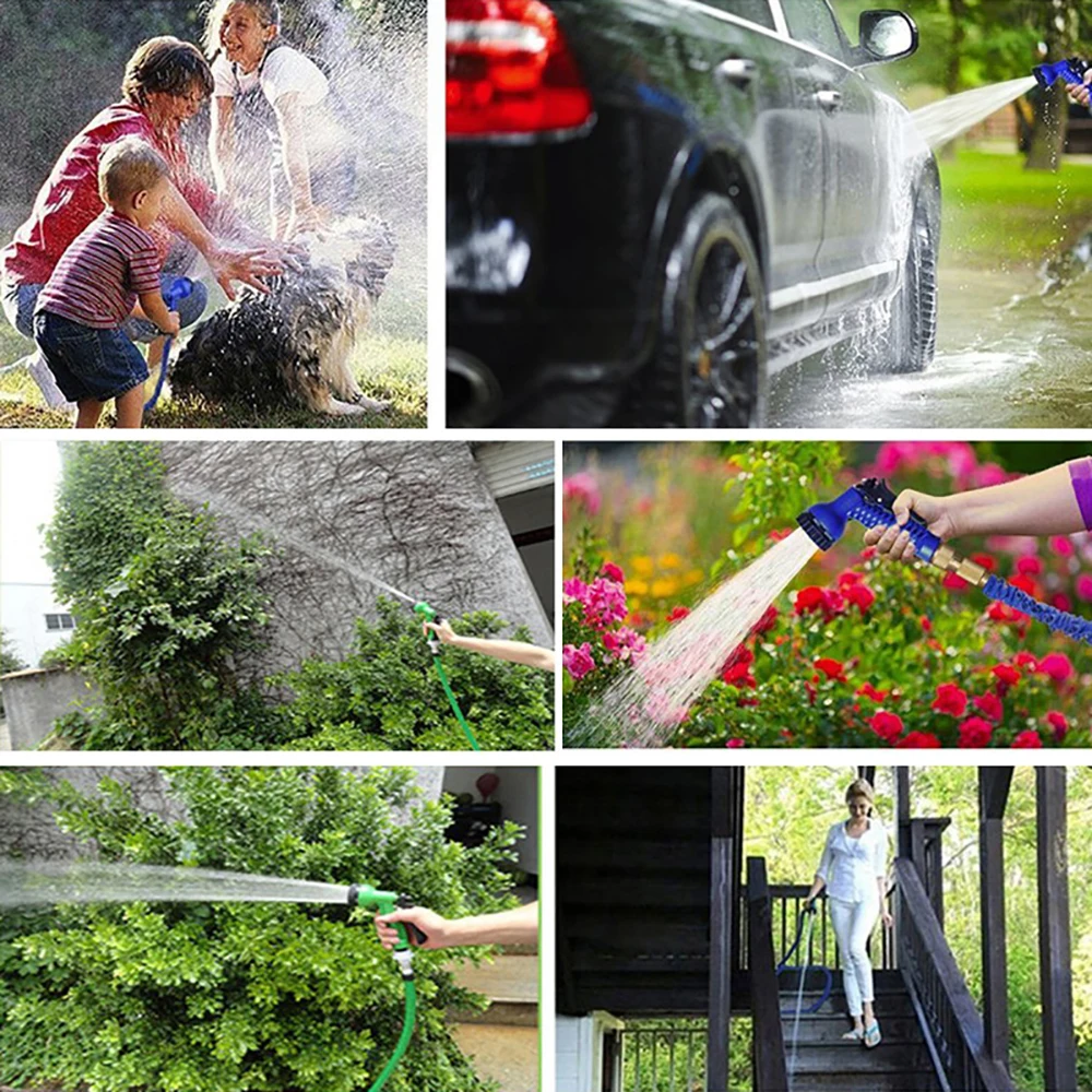 Multi-functional Garden Water Sprayers Watering Gun 7 Modes Spray Nozzle Spray Gun for Lawn Garden Watering Car Washing Cleaning (3)