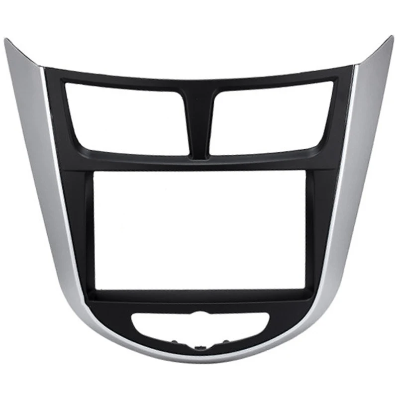 

Car Refitting Radio Fascia Frame Panel DVD Trim Kit for HYUNDAI I-25 I25 Accent Solaris Verna 2DIN Dash Stereo Interface,2 Din