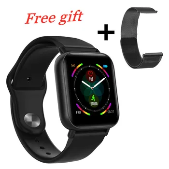 

2019New Smart Watch Heart Rate Fitness Tracker Band Full Touch Screen IP67 Waterproof Men Sport Digital watch Women WristWatch