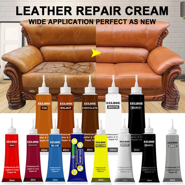 Leather Repair Kit For Car Seat 20ml Leather Couch Repair Kit Leather  Filler Set For Refurbishment Leather Paint Restorer Of - AliExpress