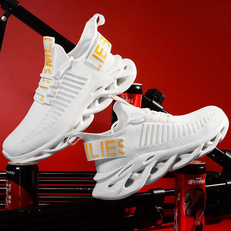 Skup 2019 nowe trampki męskie letnie buty do biegania damskie dla dorosłych trenerzy sznurowane na zewnątrz sportowe wygodne buty sportowe