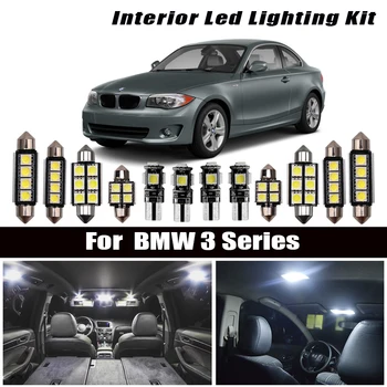 

White Canbus Error Free Car LED interior Map Dome Bulbs Kit For 1990-2013 BMW E36 E46 E90 E91 E92 E93 M3 led interior lights
