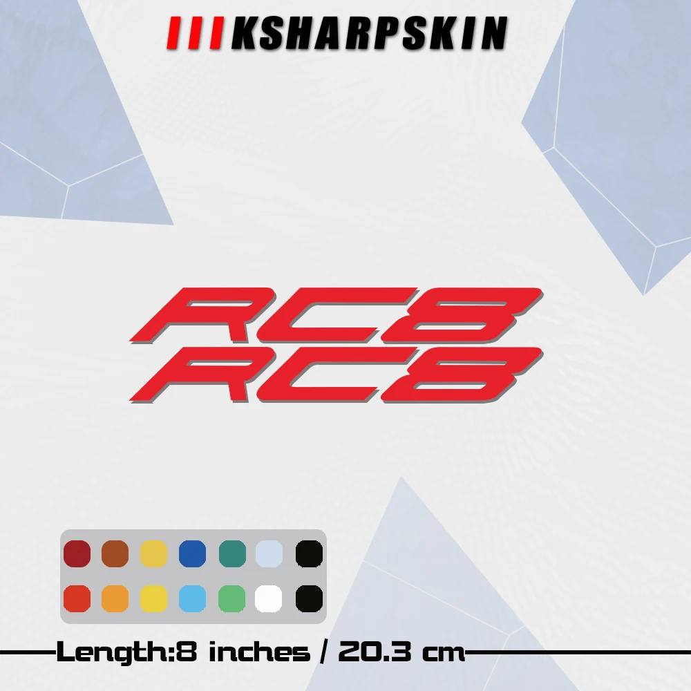 

Motorcycle accessories decorative car stickers logo reflective color universal stickers suitable for HONDA RC8