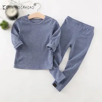 

Fashion Warm Boy Clothes Pajamas For Girls Cotton Homewear Pajamas Children Clothes From 2 To 7 Years 2 Pieces Kids Set