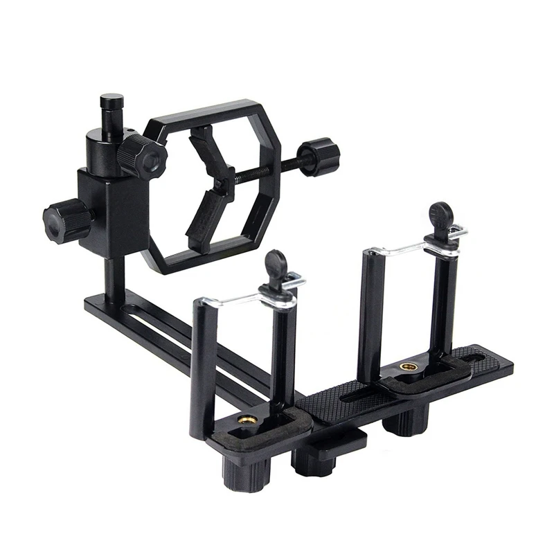  IG-Fully Camera Adapter Smartphone Adapter Telescope Adapter for Binocular Monocular with 2Pcs Phon