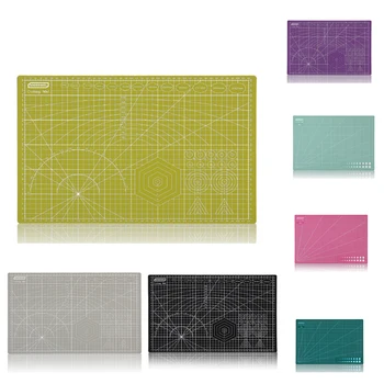 

1PCS A3 PVC Rectangle Grid Lines Cutting Mat Tool Plastic Cutting Board Mat Double-sided Cutting Pad Craft DIY Cut Tools Random