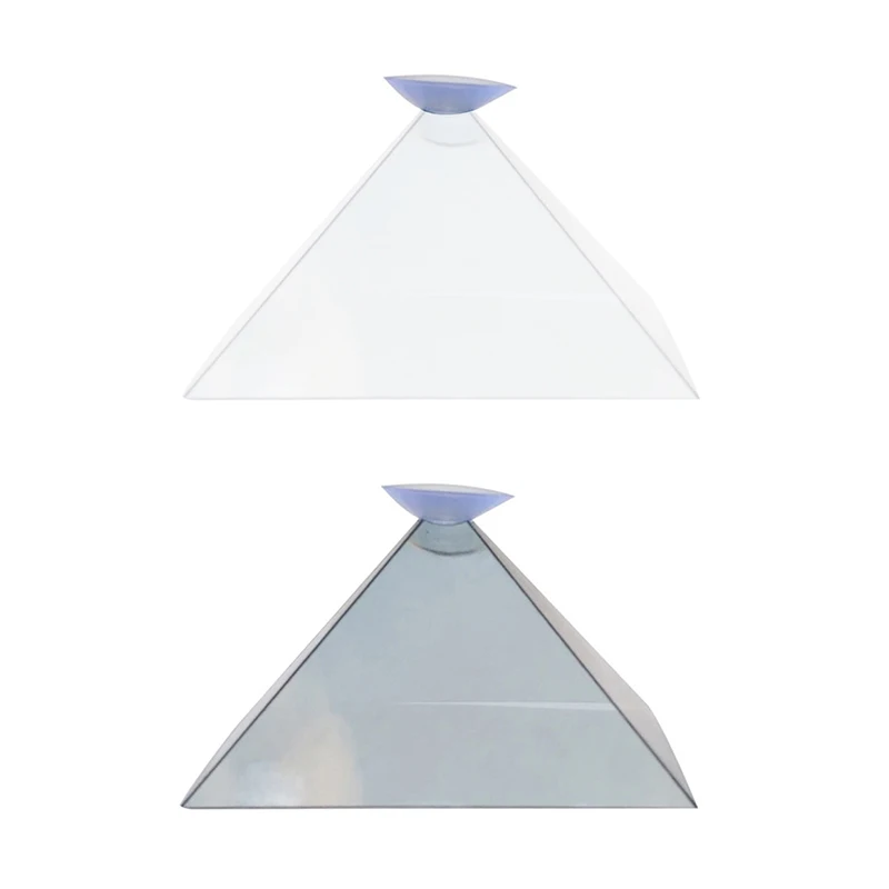 2020 Mini 3D Hologram Pyramid Display Projectors Video Stand Universal For Xiaomi Huawei Holographic 3D Mobile Phone Projectors