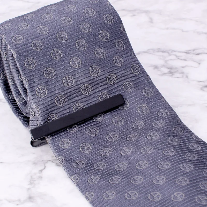 

Classical Matte Tie Clip Smooth Brushed Black Tie Bar High Quality Tie Pin For Mens Business Suits Wedding Jewelry