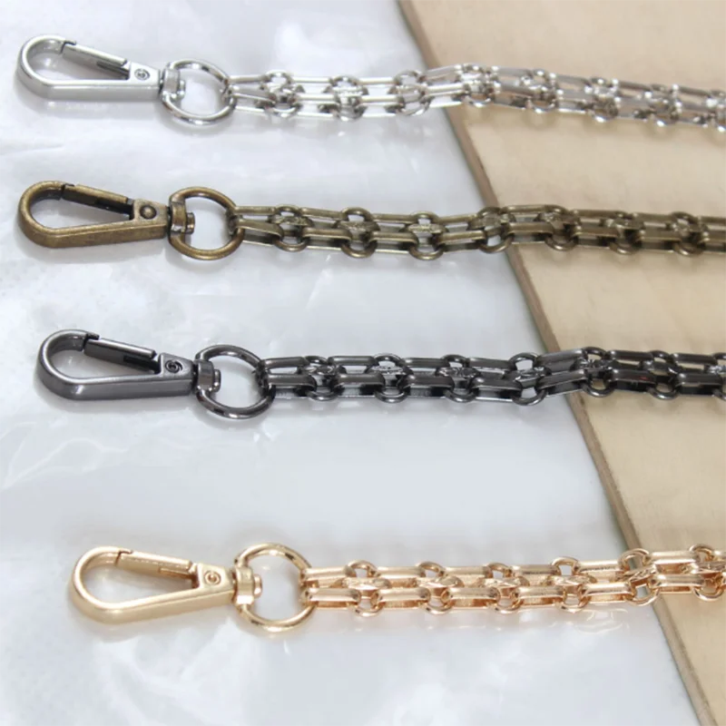 DIY цепи сумки ремни пистолет черная бронзовая металлическая сменная цепь