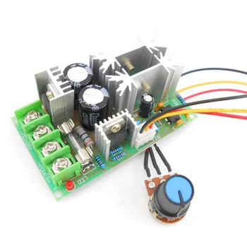 

20A PWM DC Motor Speed Controller 12V/24V/36V/48V W/ Potentiometer Knob Switch