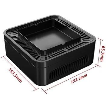 

USB Rechargeable Smokeless Ashtray Secondhand Smoke Air Filter Purifier for Home Office Car JS22
