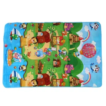 

Baby Play Mat 180x120x0.5cm Crawling Mat Double Surface Baby Carpet Rug Animal Car+Dinosaur Developing Mat for Children Game Pad