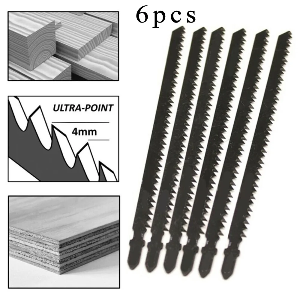 6Pcs T744D 180mm Steel Ultra long Jigsaw Saw Blades Fast Cutting Set For Wood Plastic Cutting Tools Power Tool Accessories|Saw Blades| - AliExpress