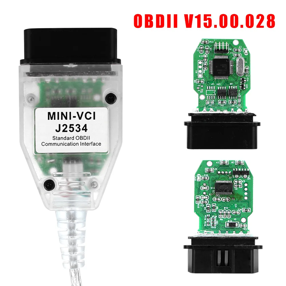

For Toyota TIS Techstream MINI-VCI FTDI J2534 Auto Scanner OBD2 Interface V15.00.028 Car Diagnostics Cable Vehicle Diagnosis