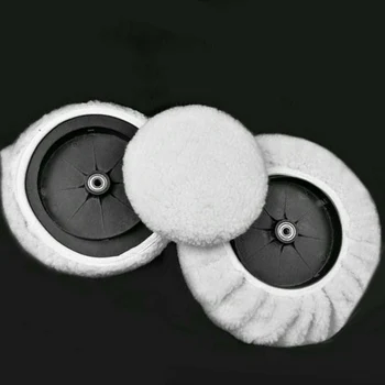 

Wool Polishing Sleeve Buffing Buffer Pads For Car Polisher Cleaning White