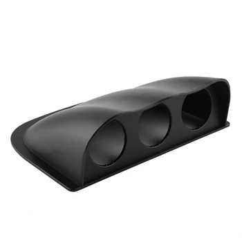 

Car 2'' 52mm Black Triple Dash Gauge Meter Pod 3 Hole Dashboard Mount Holder Accessories