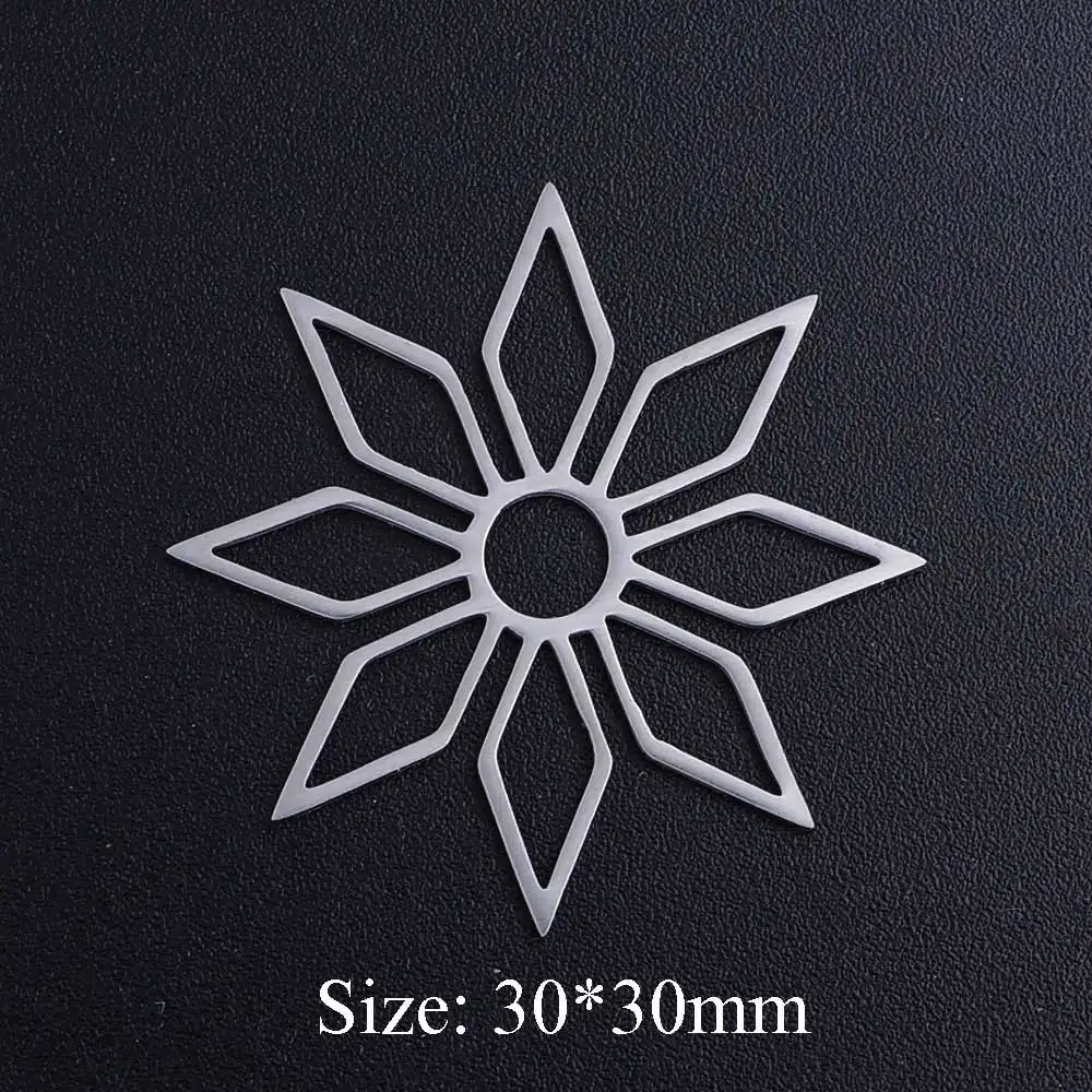 5 шт./лот специальные подвески из нержавеющей стали Sun Lotus 316L DIY оптовая продажа для