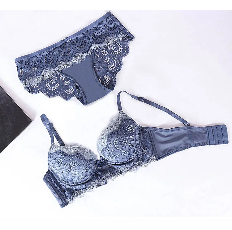 Waliicorners Lace Lingerie Women Sexy Bra Set Push up Bras Underwear Set 3/4 Cup Lingerie Set Embroidery Flowers Bras and Panties 28 CINOON New Lace Lingerie Women Sexy Bra Set Push up Bras Underwear Set 34 Cup Lingerie Set Embroidery Flowers Bras and Panties Set (28)