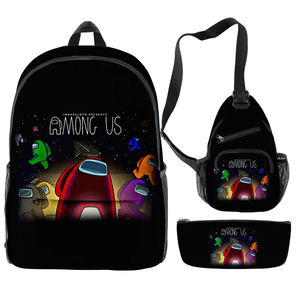 Girls Backpacks Schoolbags Travel-Bag Anime Waterproof Women Teenager Boys Oxford Cartoon