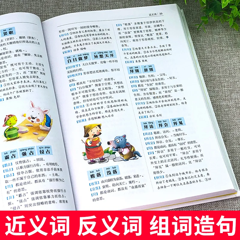 New Curriculum Standard Elementary School Students Special Synonyms Antonyms And Sentences Early Childhood Storybook Da Education Teaching Aliexpress