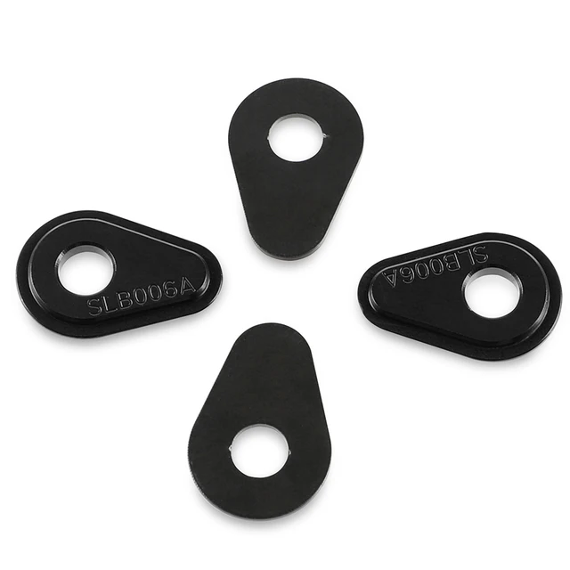 CNC FRONT TURN SIGNAL MOUNT PLATES Motorcycle Turn Signals Indicator Adapter Spacers For Yamaha YZF-R7 Tenere 700 2019 2020 2021 4pcs