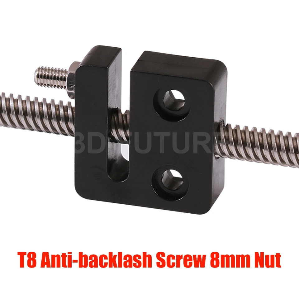 Аксессуары для 3D-принтера 1 шт. тип T Openbuilds анти-люфт T8 винт 8 мм гайка блок шаг 2
