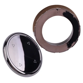 

Car Ceramic Black Big Multi Media Knob Cover Trim iDrive Button Fit for BMW 1 3 5 F10 F20 F30 NBT Controller Only