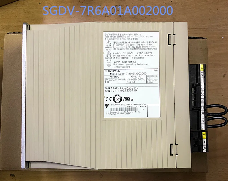 SERVOPACK SGDV-7R6A01A002000/SGDV-7R6A01A сервопривод абсолютно и оригинальная упаковка