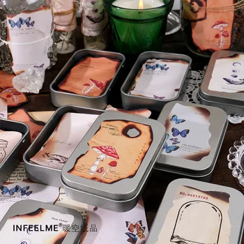 

80sheets/lot Memo Pads Sticky Notes Retro paper Junk Journal Scrapbooking Stickers Office School stationery