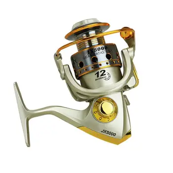 

12 axis Metal Wire Thick Spindle Spinning Wheel Reel Fishing Equipment