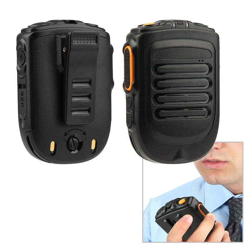 

2000mA/3.7V Walkie Talkie Handheld Wireless Bluetooth 4.2+EDR PTT Hand Microphone for Alps F40 F22+ F25 Mobile Phone SOS Button