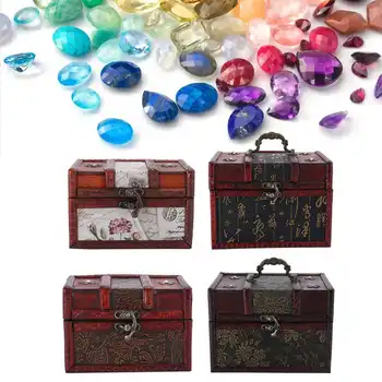 

Jewelry Box Organizer Case Portable Wooden Pu Jewelry Display Storage Case for Jewelry Tools