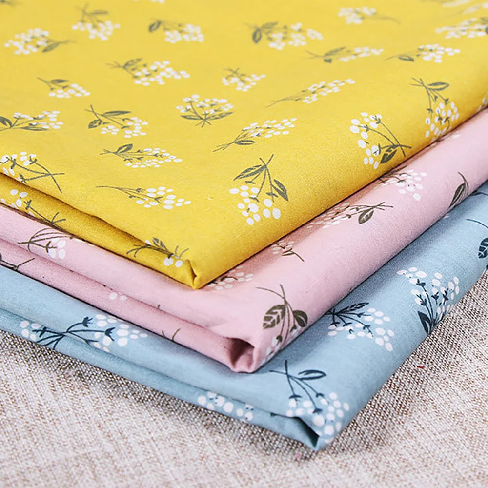 Lychee Life 50x140 см Ткань с цветочным принтом красочные ткани Ручное шитье для поделок одежда поставки украшения