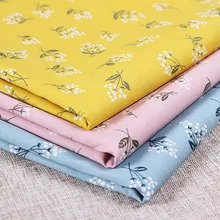 Lychee Life 50x140 см Ткань с цветочным принтом красочные ткани Ручное шитье для поделок одежда поставки украшения