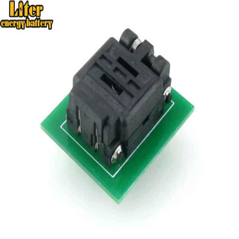 QFN8 К DIP8(C) QFN8 MLP8 MLF8 Plastronics 08TN13A18060 IC Тест-запись гнездо программирующий адаптер 1,3 мм шаг