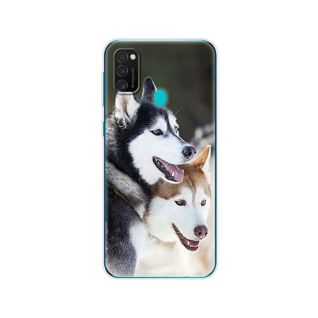 Samsung M21 Case 6.4" Soft Silicon Tpu Cover For Samsung Galaxy M21 M 21 SM-M215FZGUSER m215 Phone Back Shell Bumper Funda