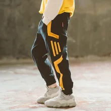 Весна, стиль, европейский и американский стиль, штаны для мальчиков, Детский комбинезон для мальчиков