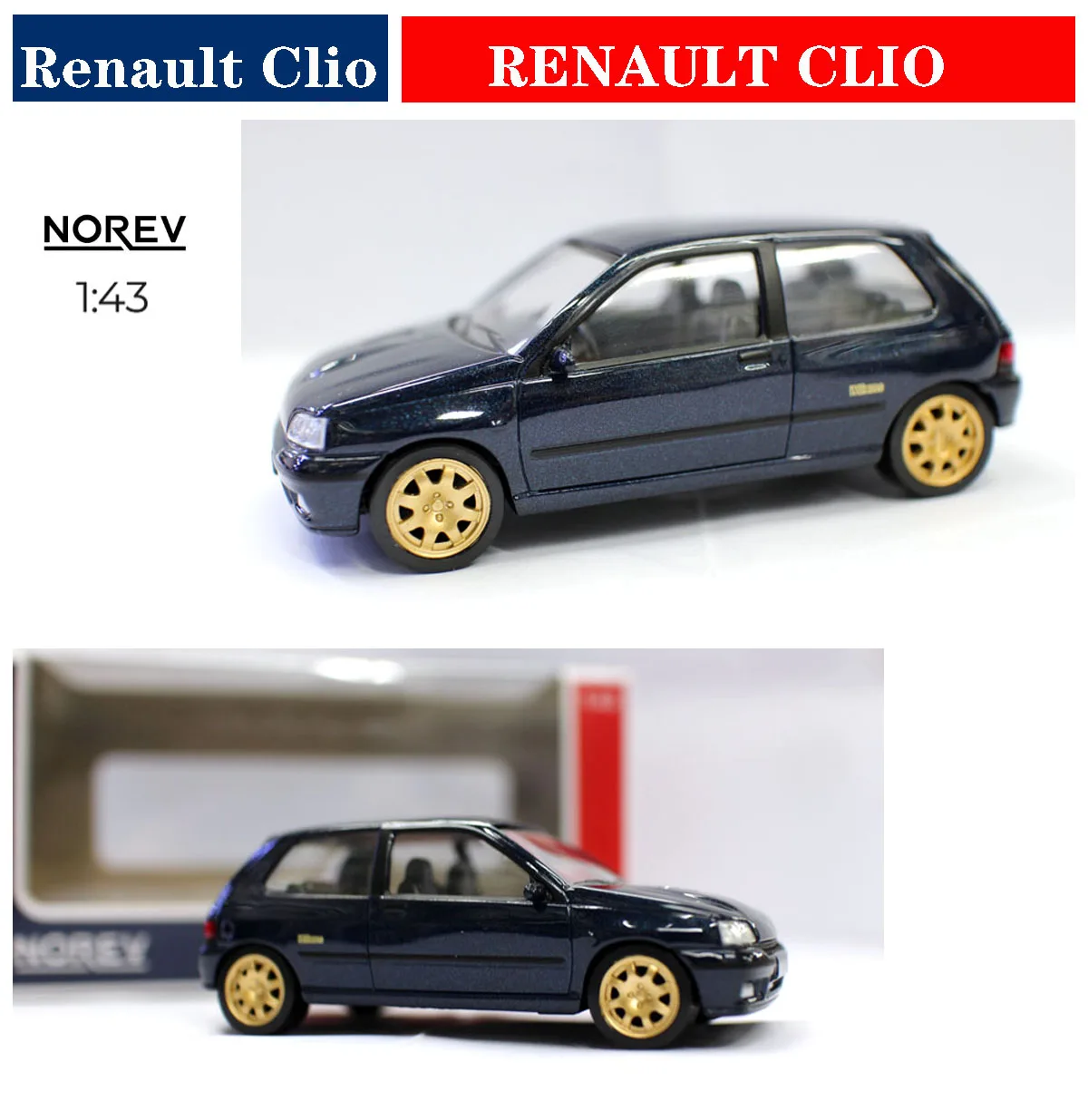 Norev 1/43 Skala Model Renault Clio 