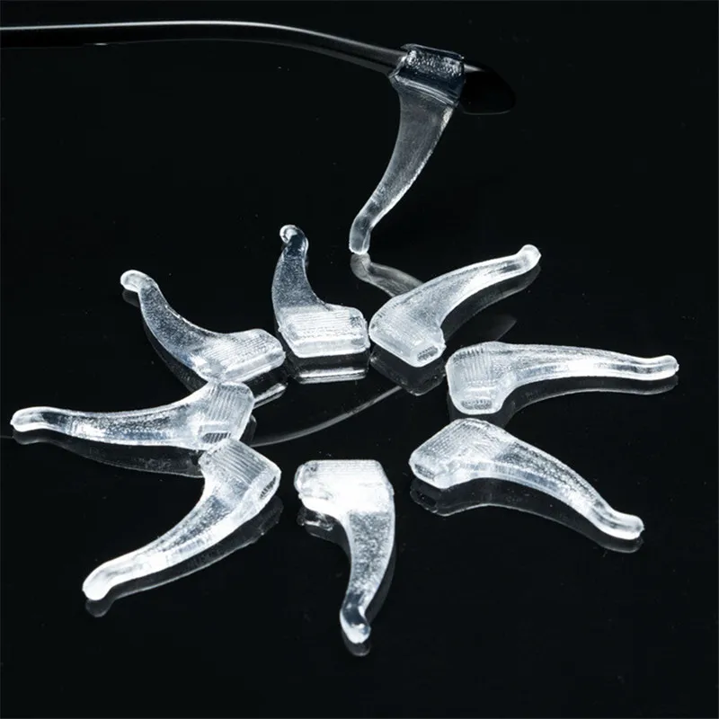 

Transparent Anti Slip Ear Hook Temple Tip Holder Eye Glasses Silicone Ear Hooks Accessories Ear Support