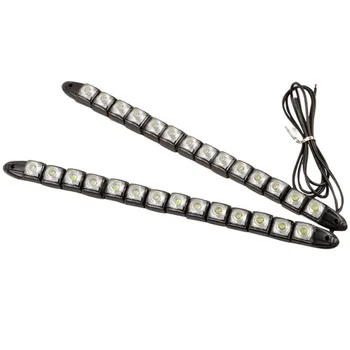 

14-LED Daytime Running Lights 6000K Water resistance White DC12V Fog Lamp Bulbs Set