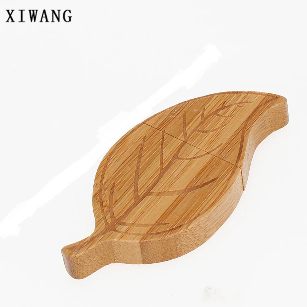 Bamboo guitar XIWANG карта памяти из натурального дерева, листьев бамбука, u-диск+ Флешка 2,0, 4G, 8 ГБ, 16 ГБ, 32 ГБ, 64 ГБ, USB карта памяти, ручка, подарок на свадьбу - Цвет: Bamboo guitar