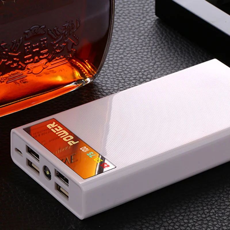 DIY power Bank 4 USB+ Micro USB 6x18650 корпус для зарядки корпус электропитания зарядное устройство чехол без батареи 1 шт