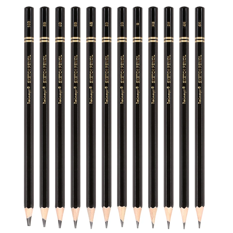 dainayw Set di matite da disegno professionale, 24 Italy